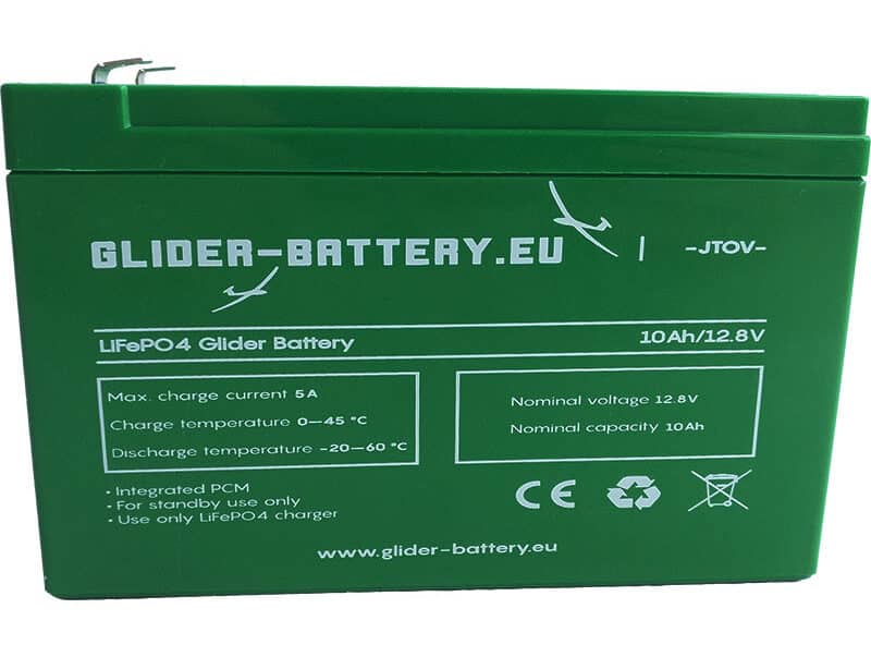 ffvp planeur 2x Batteries LiFePO4 de 10,8Ah, 1.3kg 1